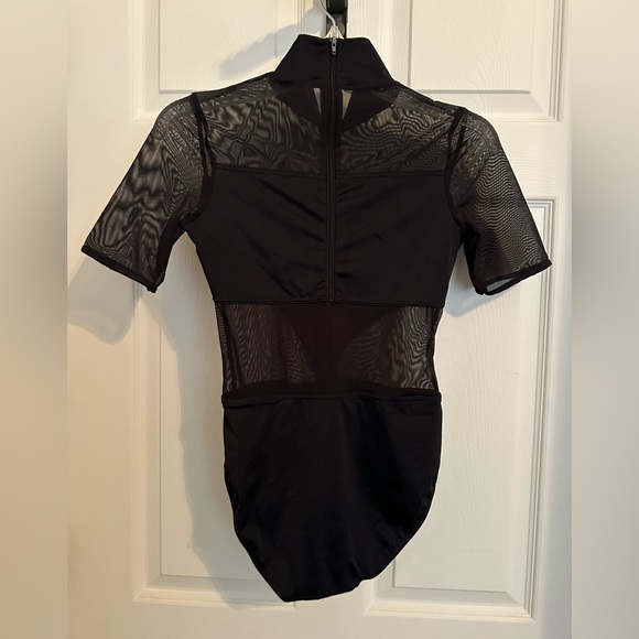 Balera short sleeve mock neck leotard - size small - Picture 4 of 4